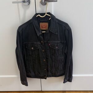 Levi’s Denim Jacket, Faded Black, Size S